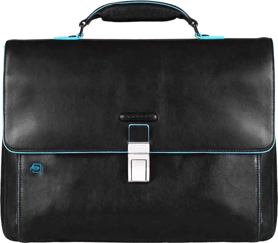 Портфель Piquadro Blue Square, кожа натуральная, черный  [ca3111b2/n]